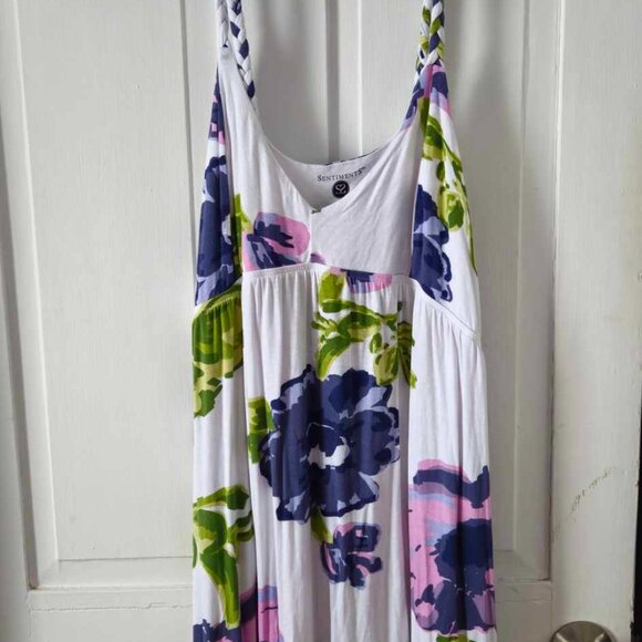 Floral Summer Dress / Beach Cover Up Sz 2X - Picture 4 of 4